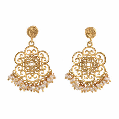 Gold Blossom Earrings