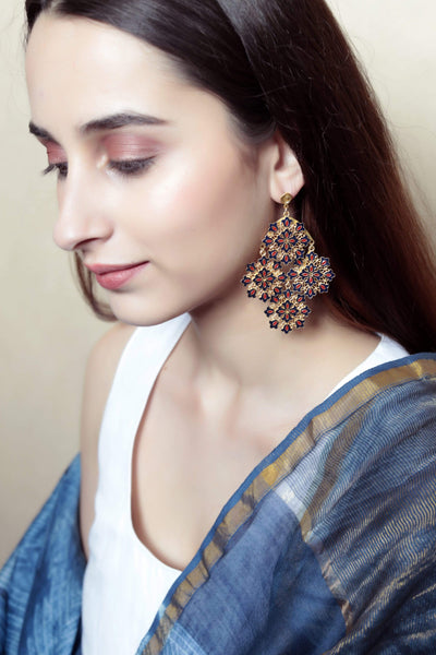 Petal Picking Statement Earrings