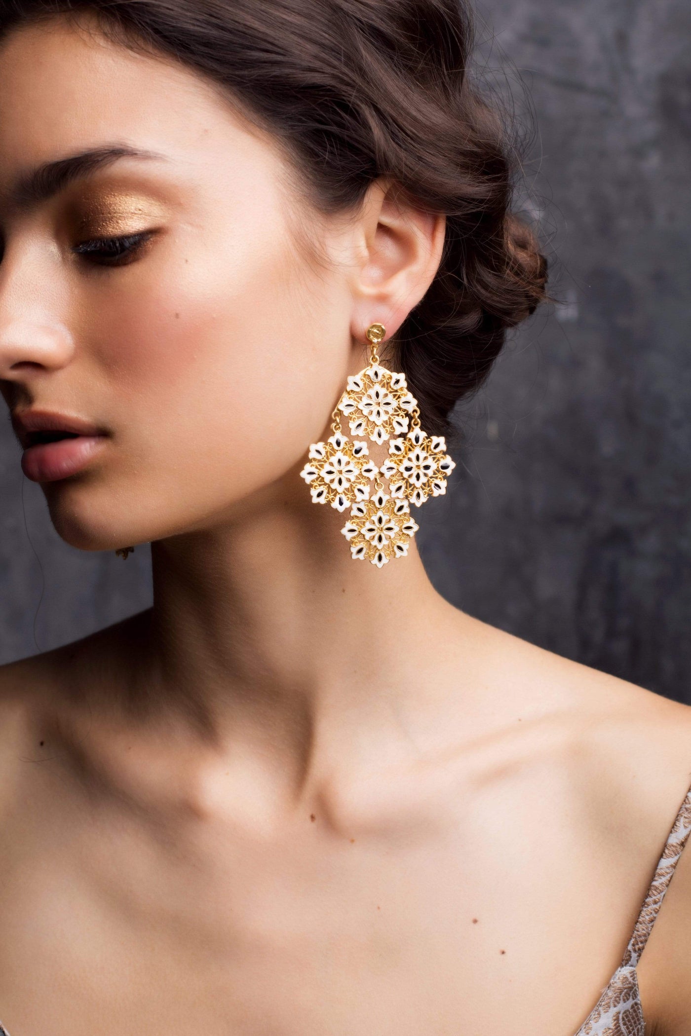 Petal Picking Statement Earrings