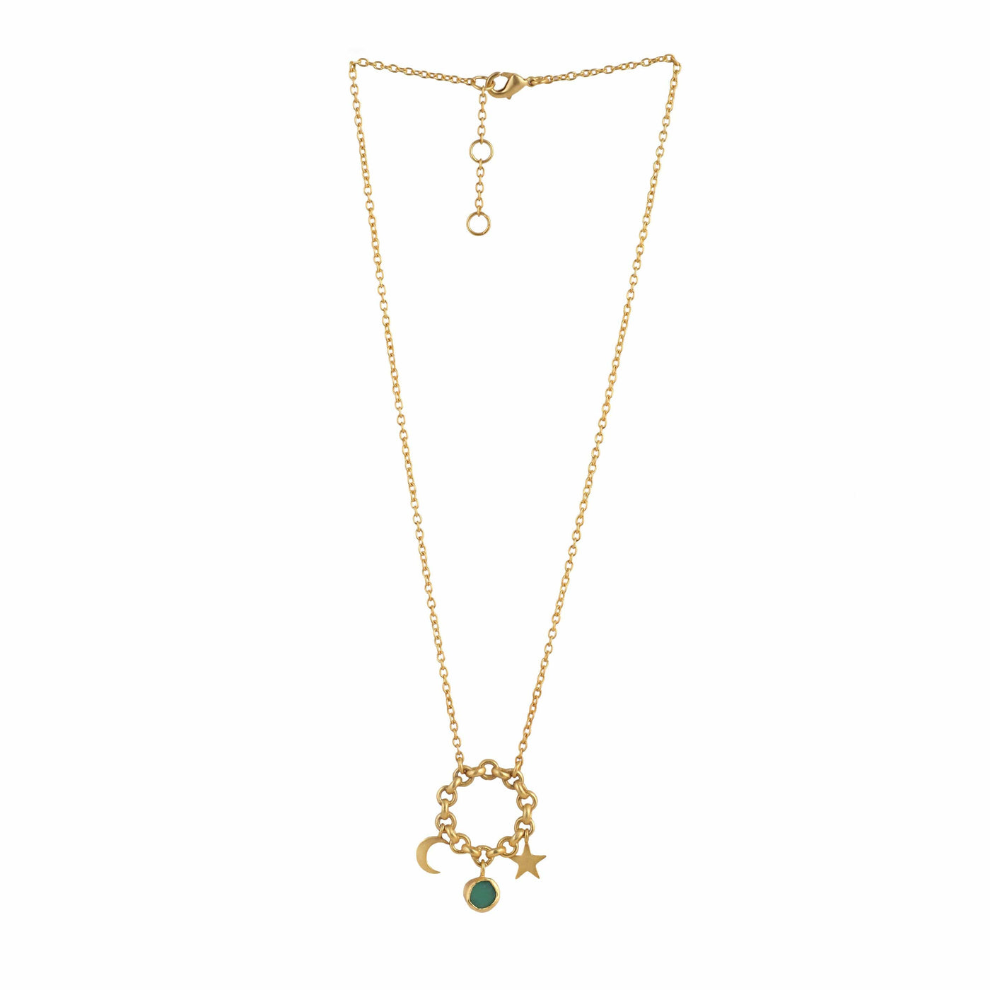 Soul Cruise Green Chalcedony Necklace