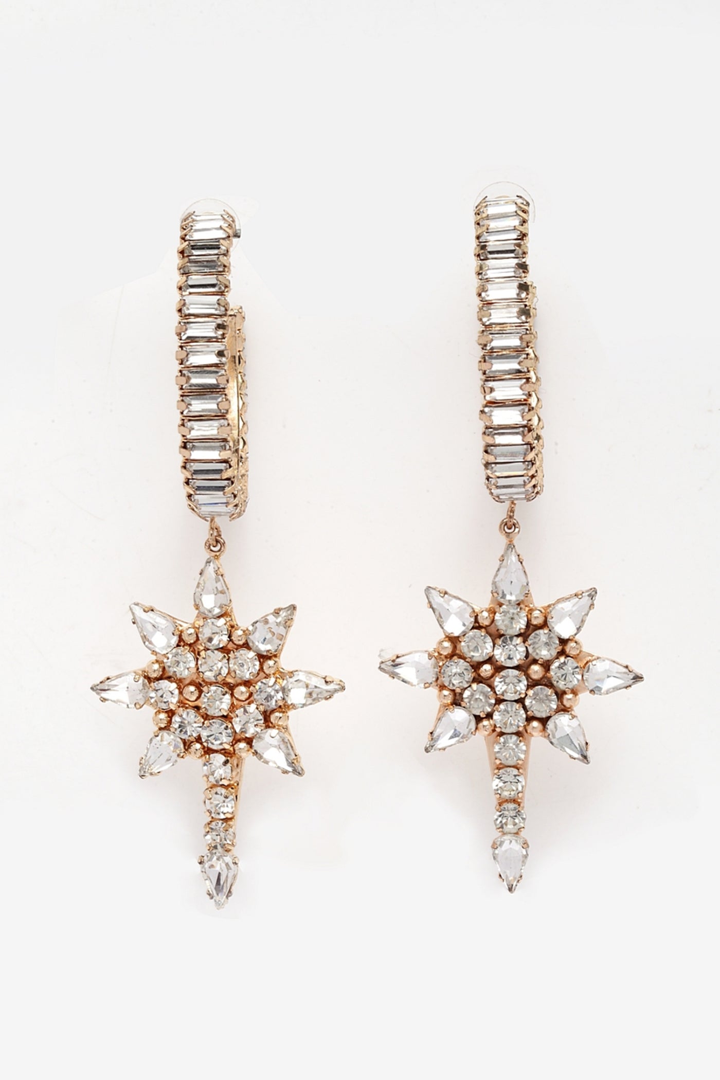 Star Hoops Earrings