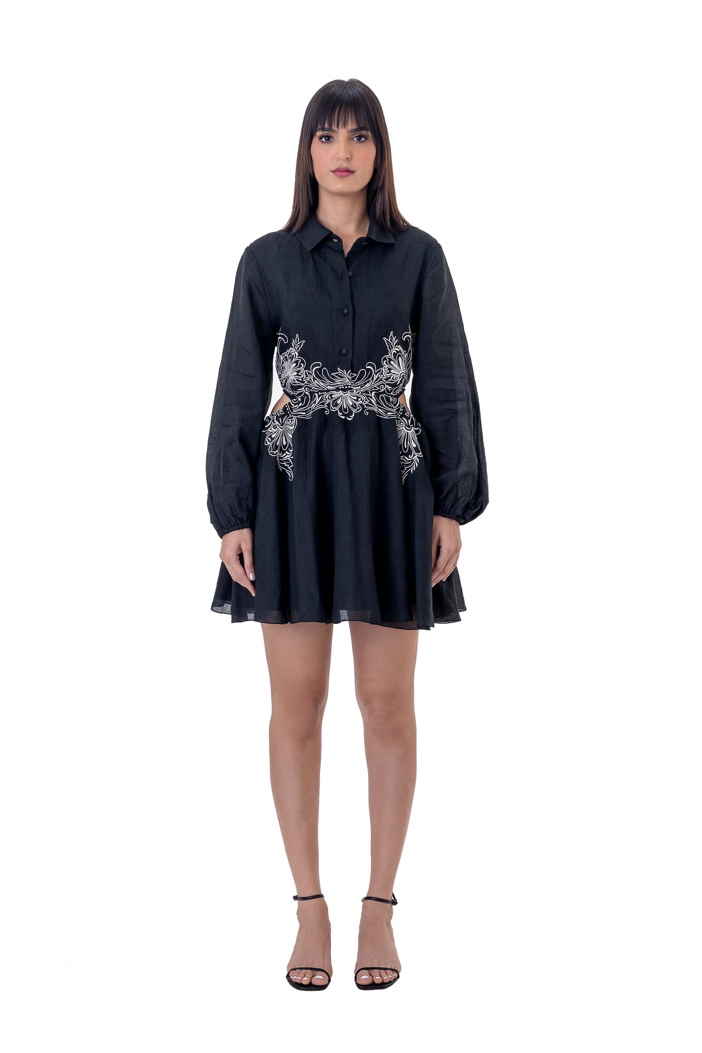 gaya Agnese Dress black online shopping melange singapore indian designer wear