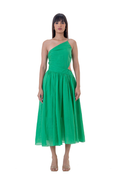 Gaya Clara Dress green online shopping melange singapore indian designer wear