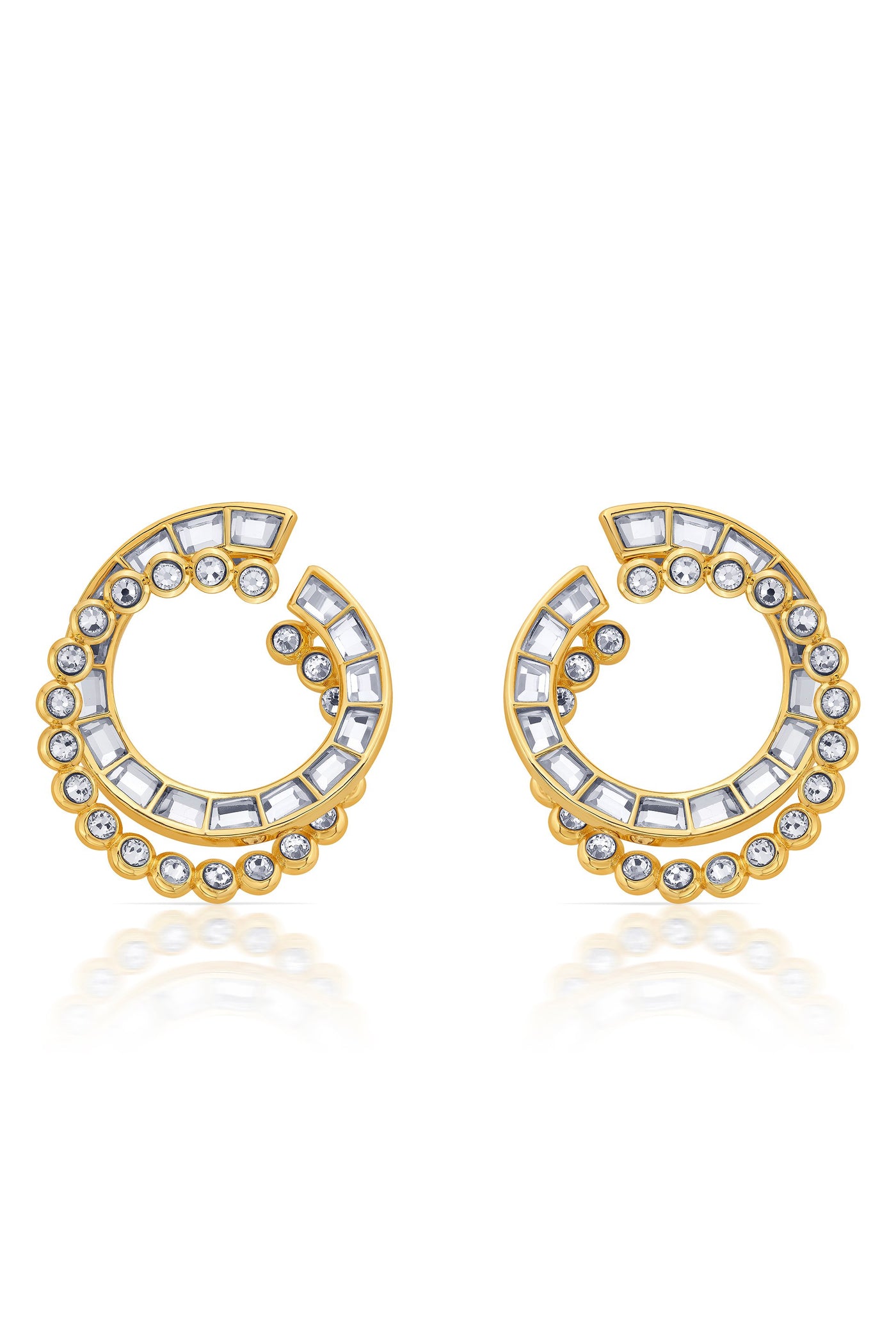 Mirrors on the Move 2.0 Eclipse Disc Earrings