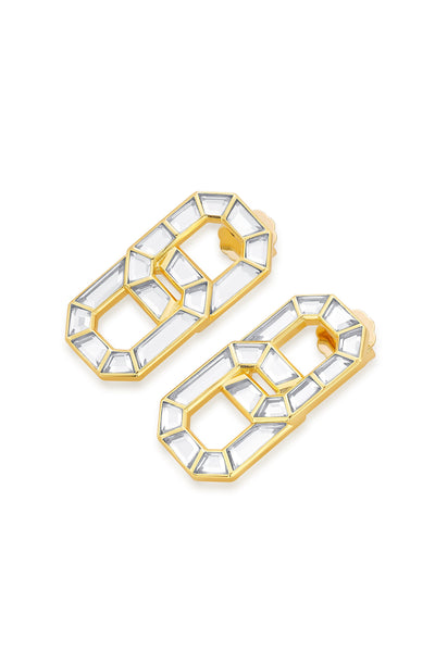 Mirrors on the Move 2.0 Infinity Stud Earrings
