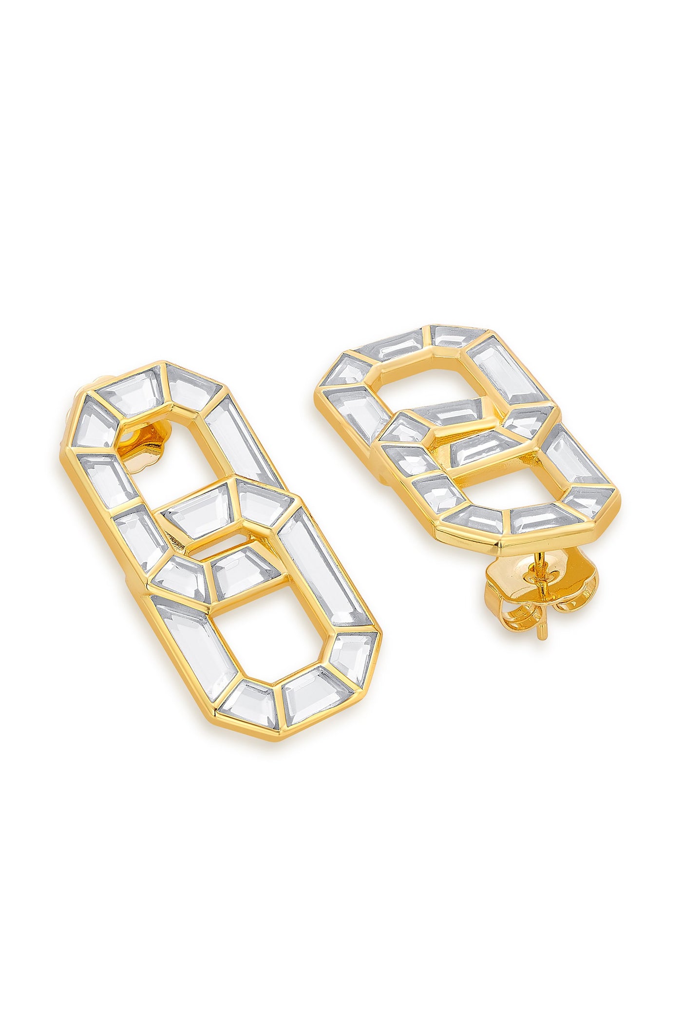 Mirrors on the Move 2.0 Infinity Stud Earrings