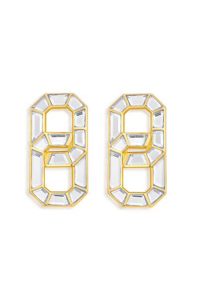 Mirrors on the Move 2.0 Infinity Stud Earrings