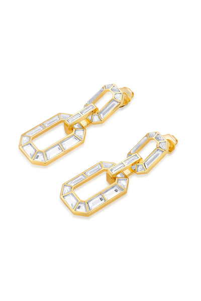 Mirrors on the Move 2.0 Libra Link Earrings