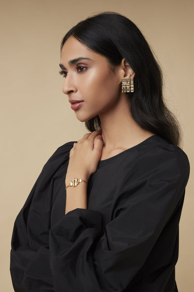 Mirrors on the Move 2.0 Square Stud Earrings
