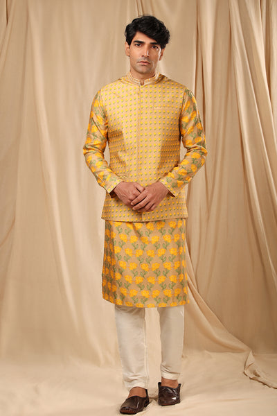 Masaba menswear Beige Bloomingdale Kurta Set festive indian designer wear online shopping melange singapore
