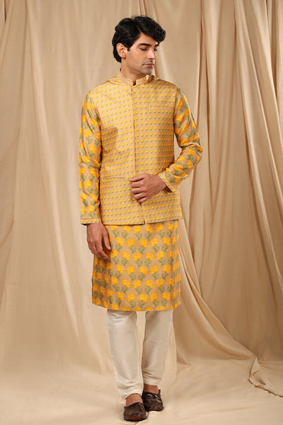 Masaba menswear Beige Wallflower Bandi online shopping melange singapore indian designer wear festive