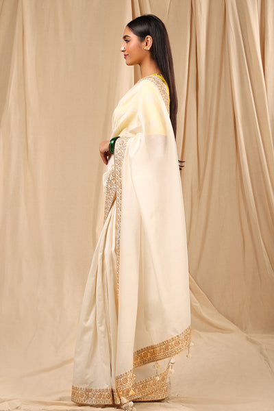 masaba Ivory Lily Saree festive indian designer wear online shopping melange singapore