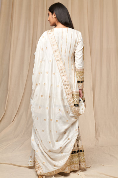 Masaba Ivory Oasis Sharara Set festive indian designer wear online shopping melange singapore