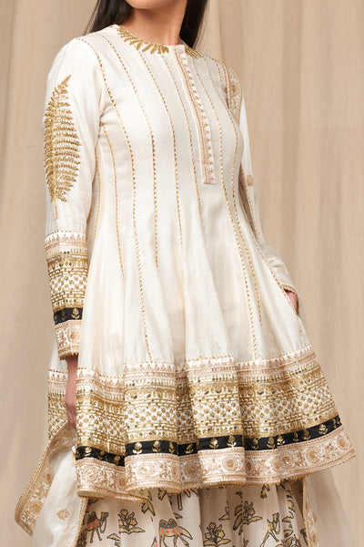 Masaba Ivory Oasis Sharara Set festive indian designer wear online shopping melange singapore