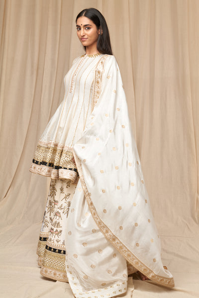 Masaba Ivory Oasis Sharara Set festive indian designer wear online shopping melange singapore