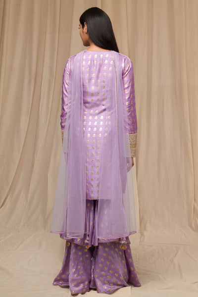 Masaba Lilac Wallflower Garara Set festive indian designer wear online shopping melange singapore