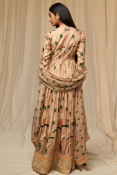 Masaba Oatmeal Anarkali festive indian designer wear online shopping melange singapore