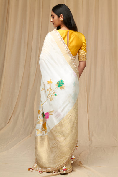 Masaba Pink Popsicle Jacquard Saree festive indian designer wear online shopping melange singapore