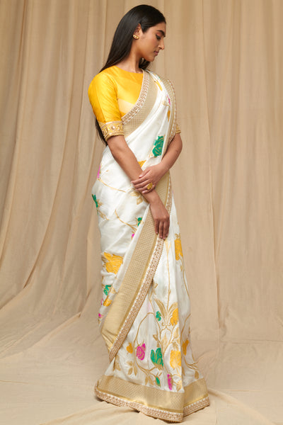 Masaba Pink Popsicle Jacquard Saree festive indian designer wear online shopping melange singapore