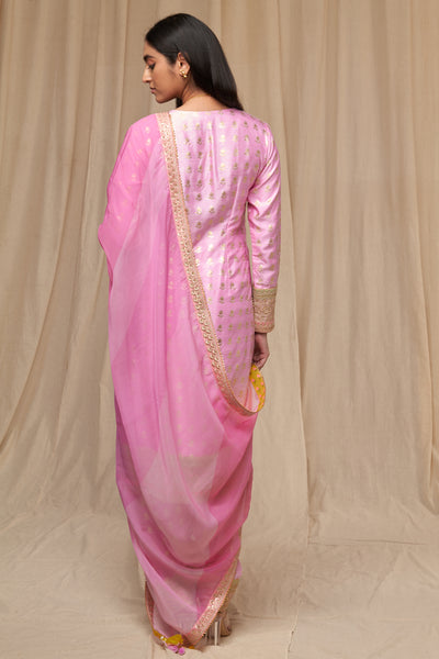 Masaba Pink Wallflower Salwar Set festive indian designer wear online shopping melange singapore