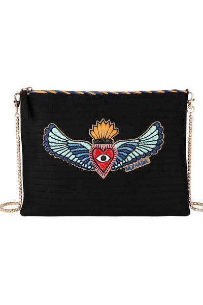 Cupid Zipper Clutch