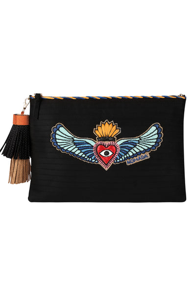 Cupid Zipper Clutch