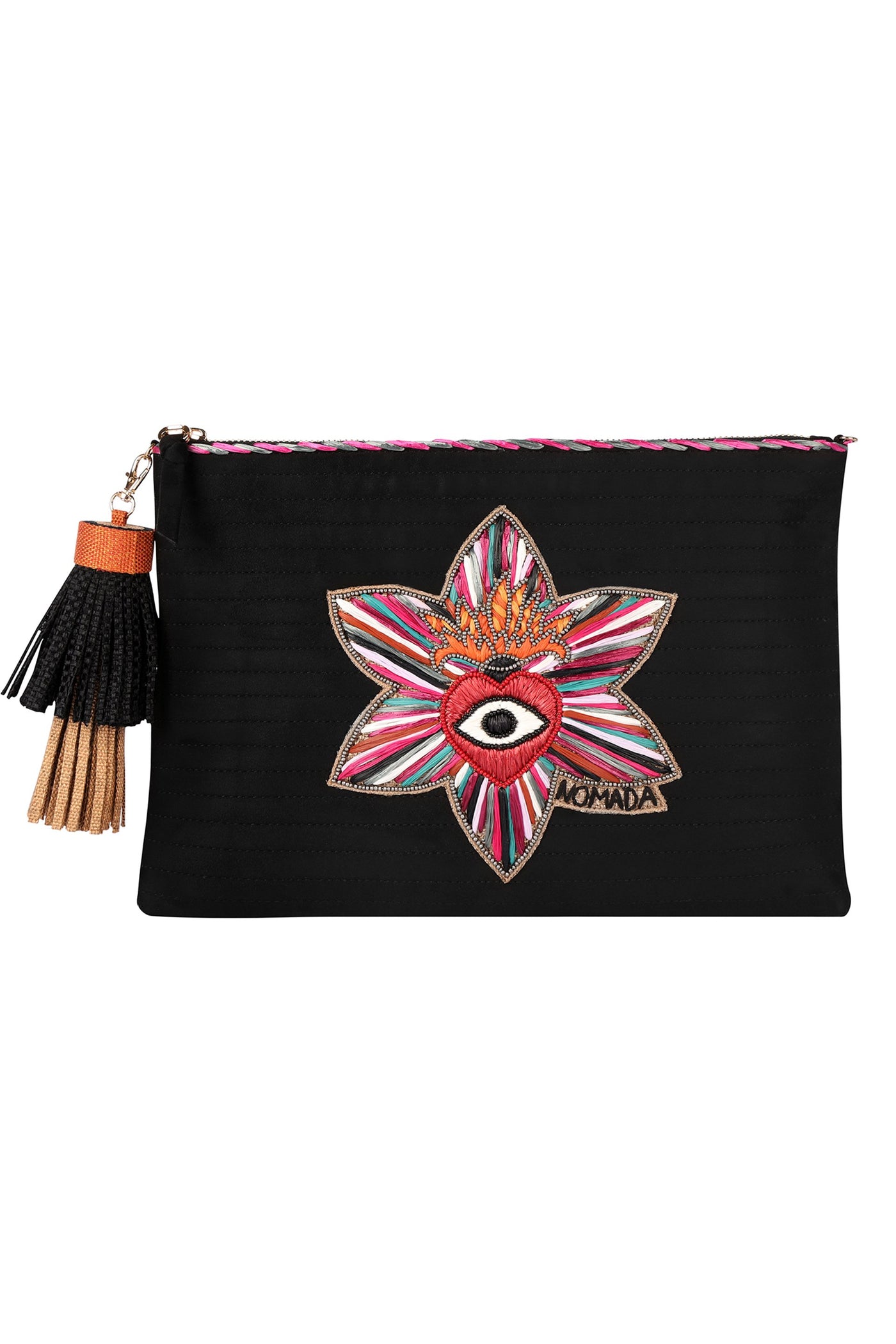 Hearts Eyes Zipper Clutch