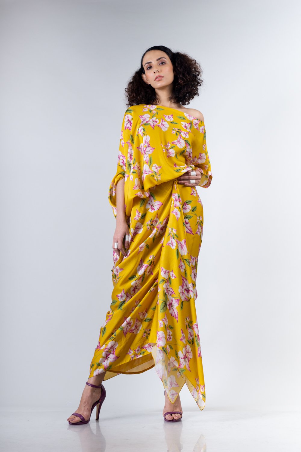 Nupur Kanoi- Skirt and off shoulder top set - Melange Singapore - Indian Designer Wear Online Shopping