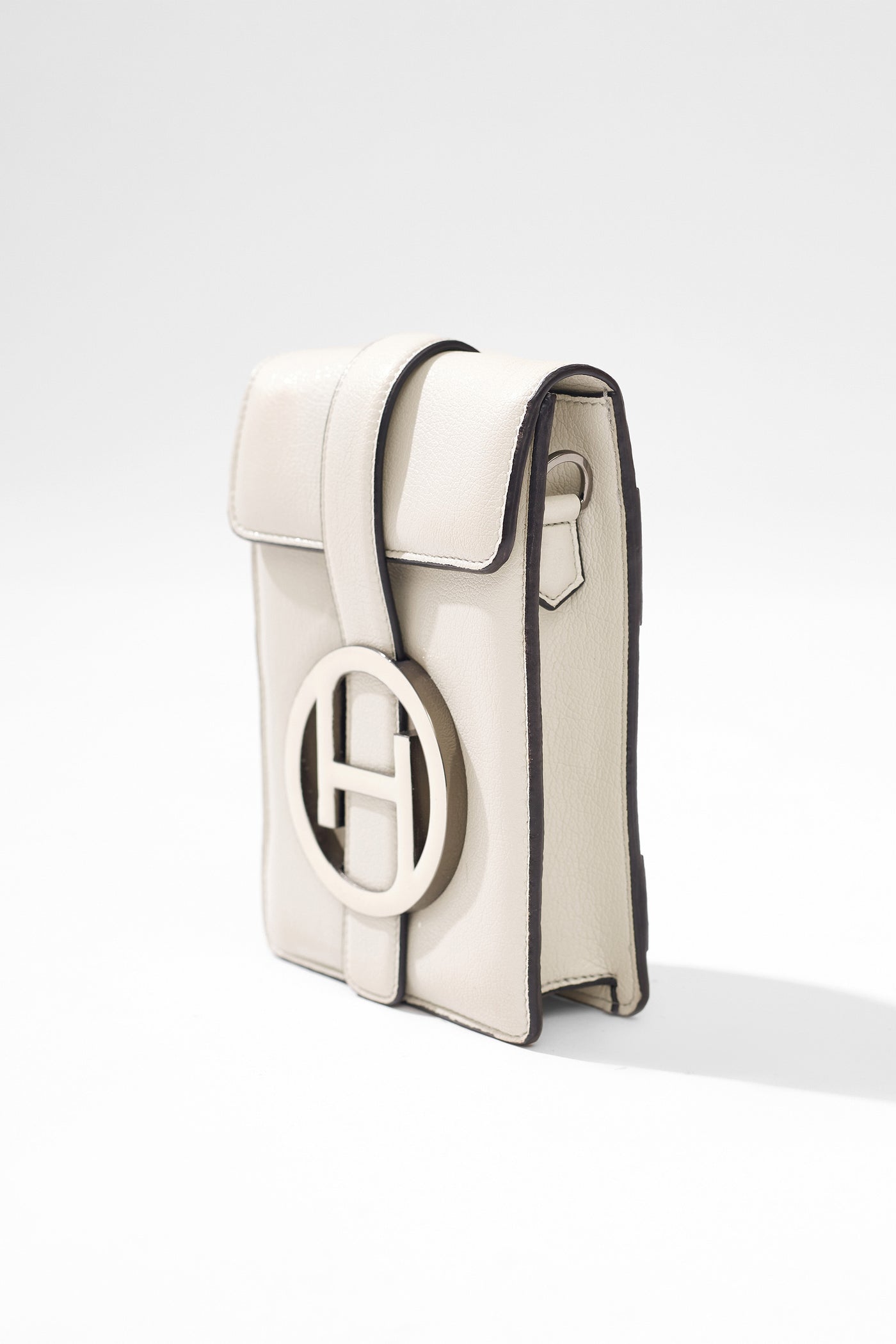 outhouse Dopamine Messenger Bag In Ivory White bags accessories online shopping melange singapore indian designer wear