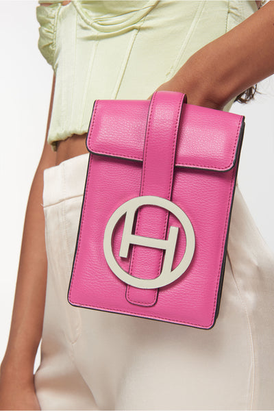 outhouse Dopamine Messenger Bag In Persian Pink bags accessories online shopping melange singapore indian designer wear