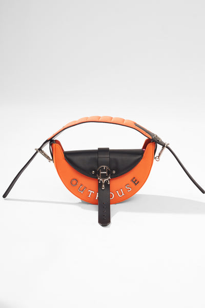 outhouse Eclipse Bag In Solar Orange bags accessories online shopping melange singapore indian designer wear