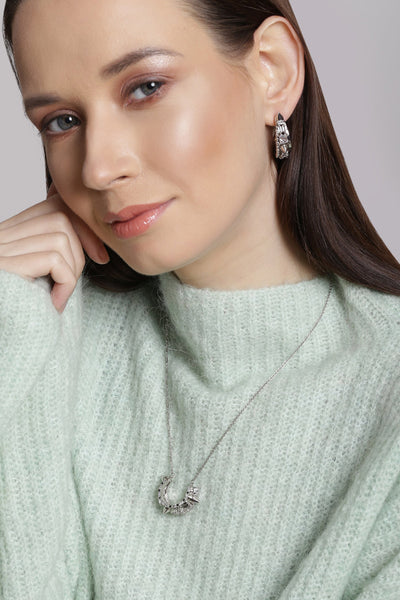 Orion Silver Crescent Pendant