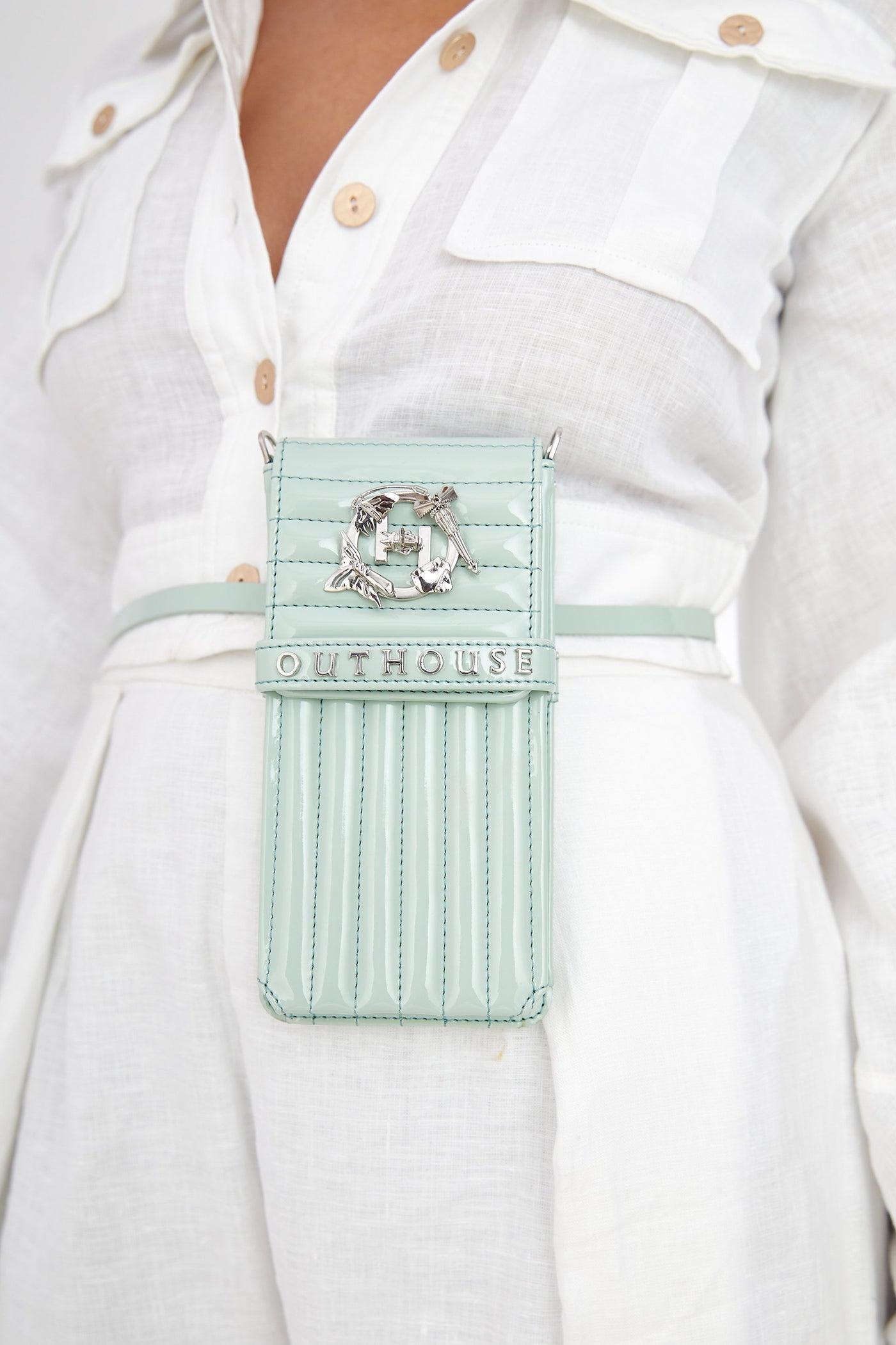 The OH V Birdie Phone Bag Mint Green