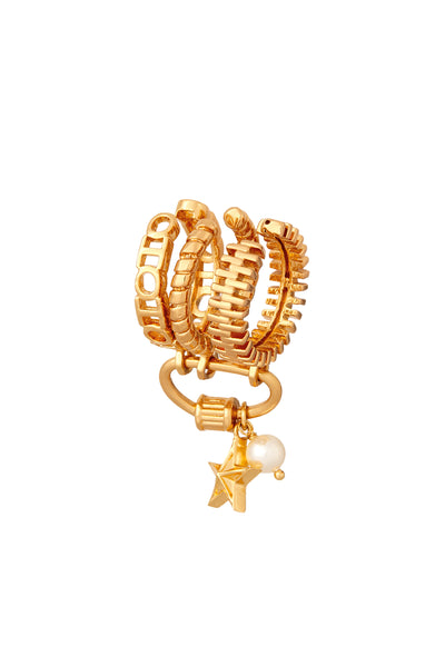 outhouse jewellery Myriad Ring gold online shopping melange singapore fashion designer wear
