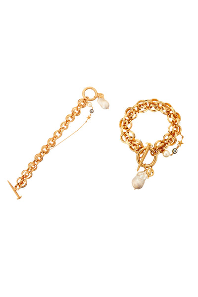 outhouse jewellery Pearls d'Amour Bracelet gold online shopping melange singapore fashion jewellery designer wear
