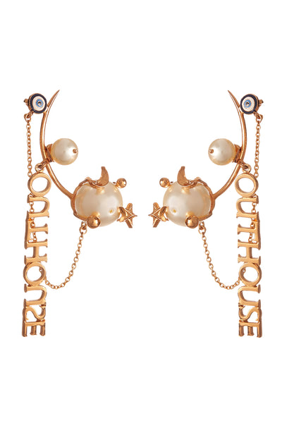 outhouse jewellery Pearls d'Amour Earcuff gold online shopping melange singapore designer wear fashion jewellery