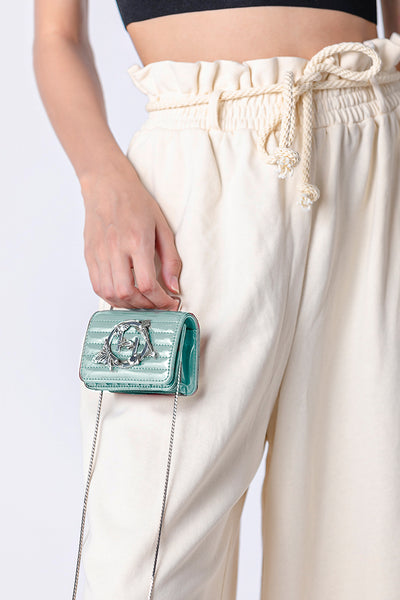 outhouse jewellery The Oh V Furbie - Seafoam Green bags accessories online shopping melange singapore indian designer wear