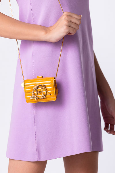 outhouse jewellery The Oh V Furbie - Tuscan Yellow bags accessories online shopping melange singapore indian designer wear