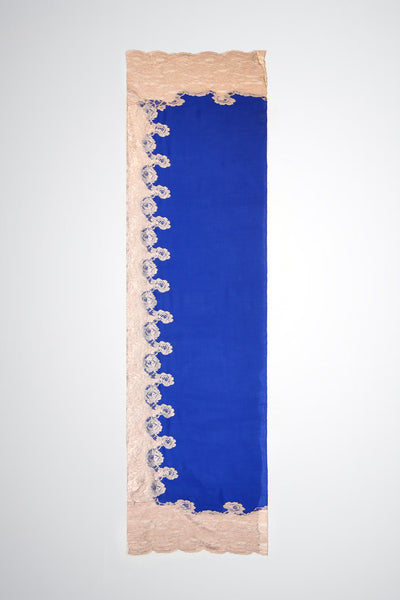 Queenmark couture Fashion Road Bright Blue And Antique Silver fashion accessories online shopping melange singapore