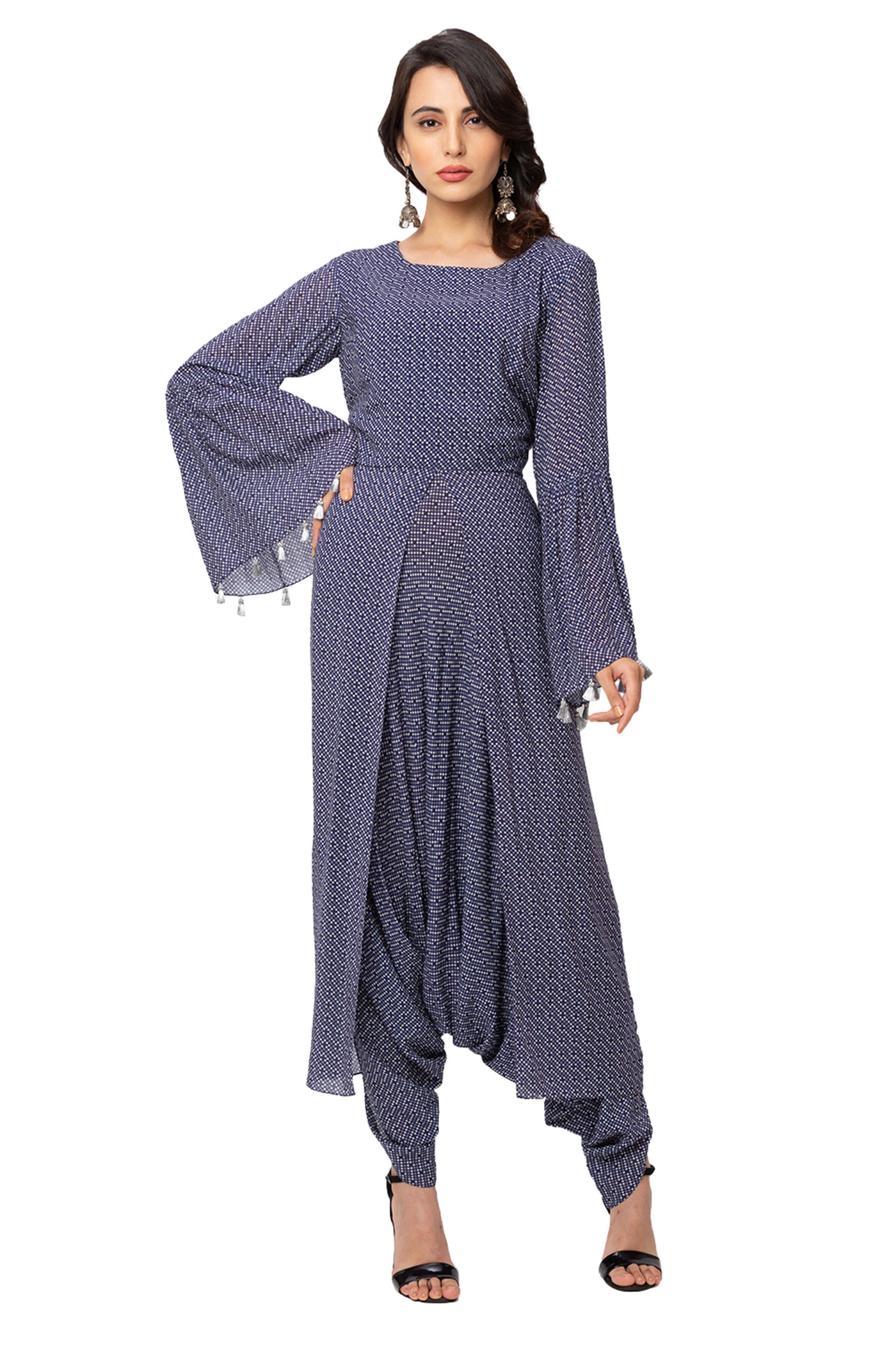 Dhoti Jumpsuit With Jacket