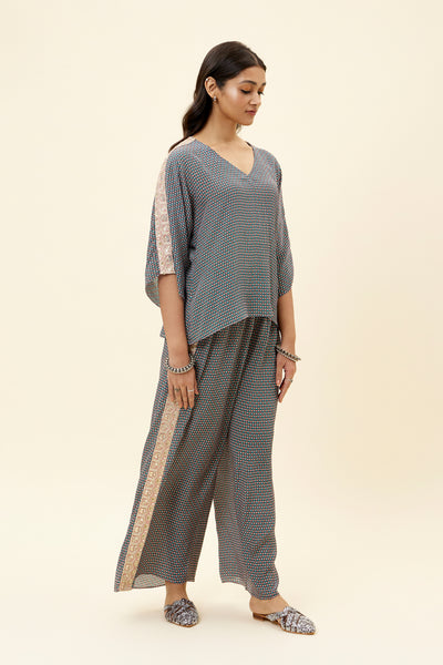 sva Pink Butti Print Co-ord Set online shopping melange singapore indian designer wear